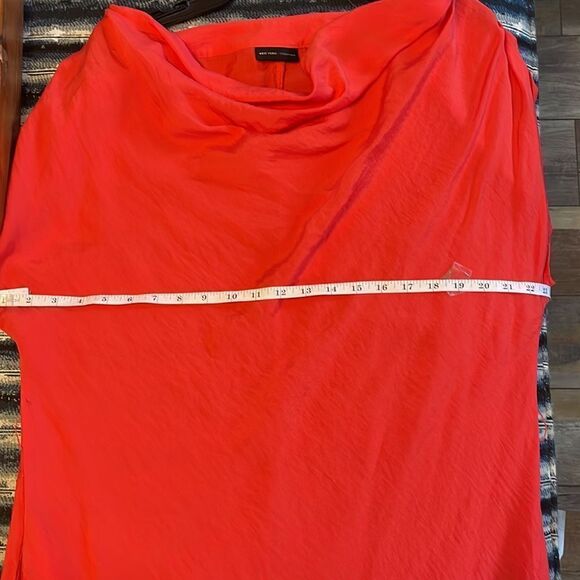 New York & Company beach dress/cover-up, orange/red size M - Picture 5 of 8